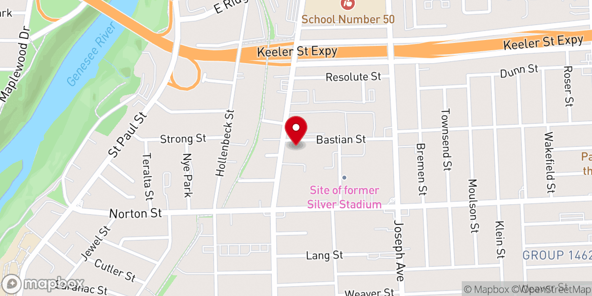 Map showing location of New Born Fellowship Church