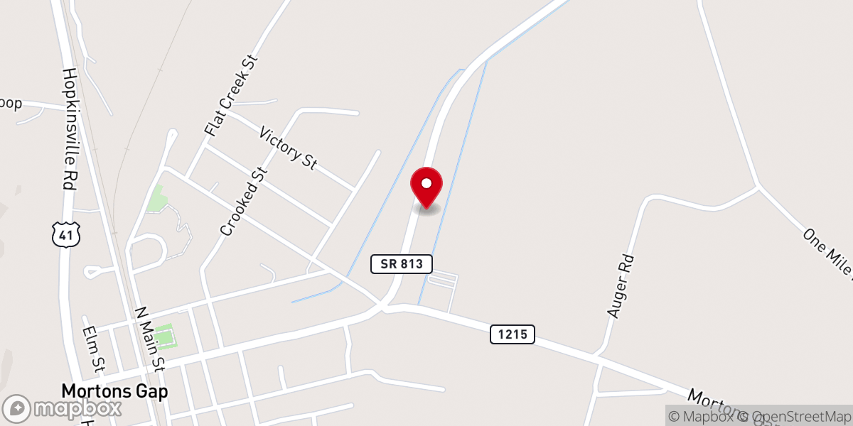 Map showing location of New Lakeside General Baptist Church