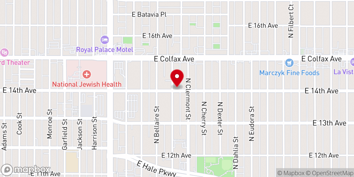 Map showing location of In Christ Fellowship