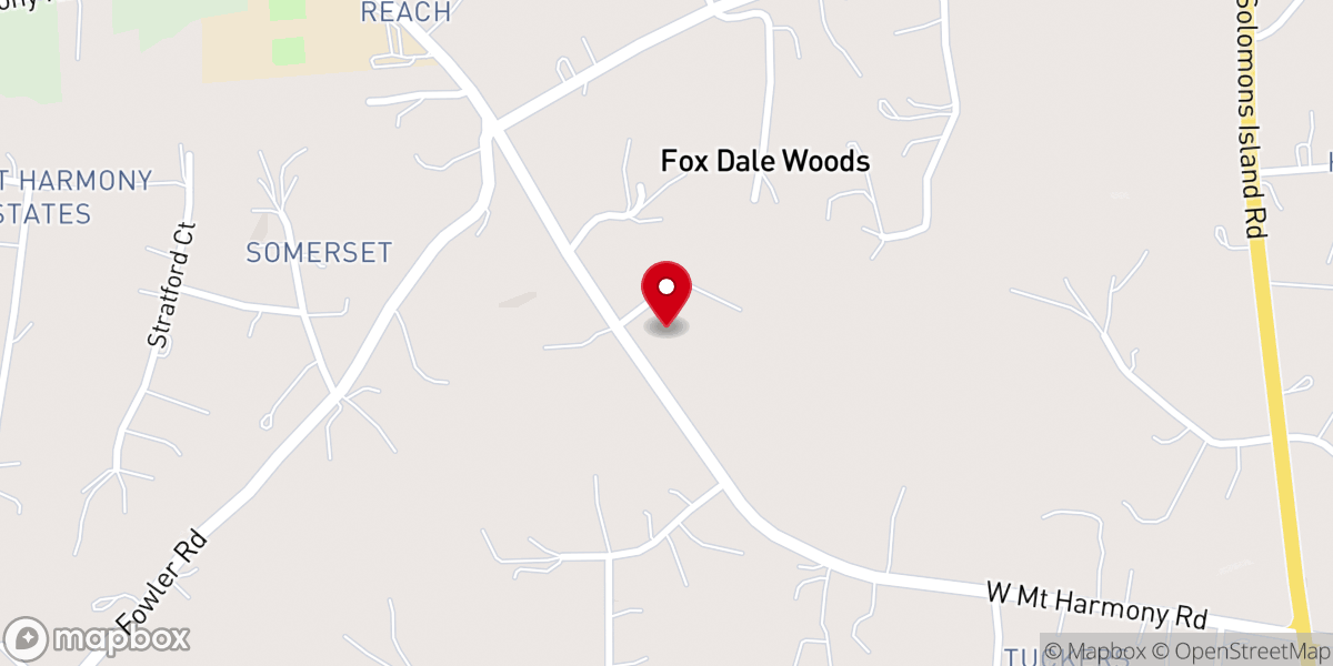 Map showing location of Apostolic Faith Church
