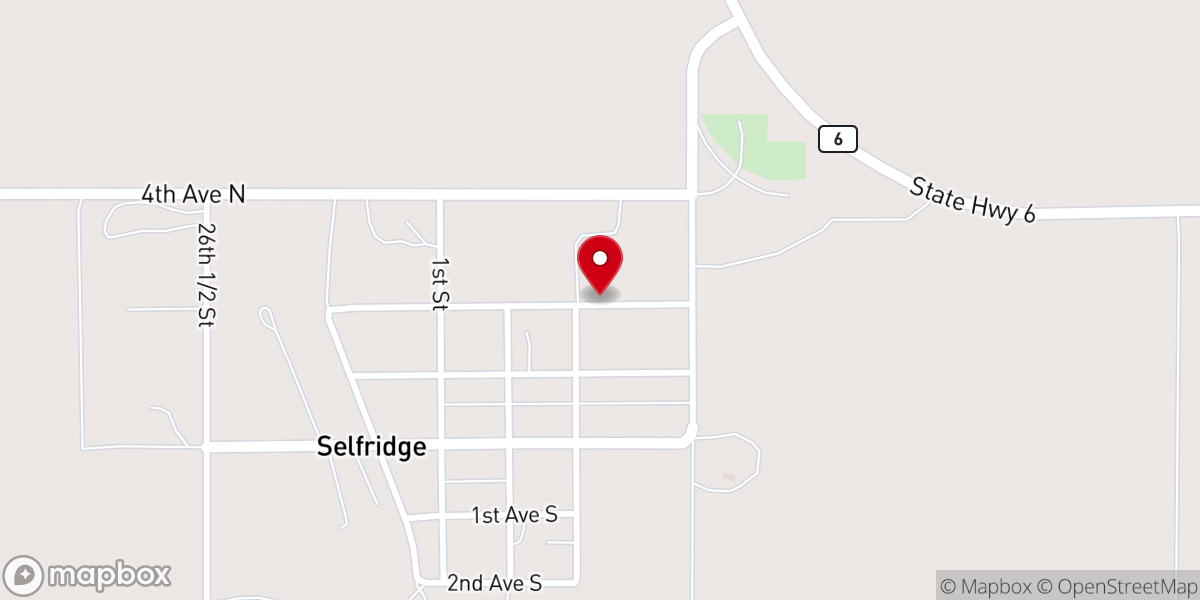 Map showing location of St. Philomena Parish