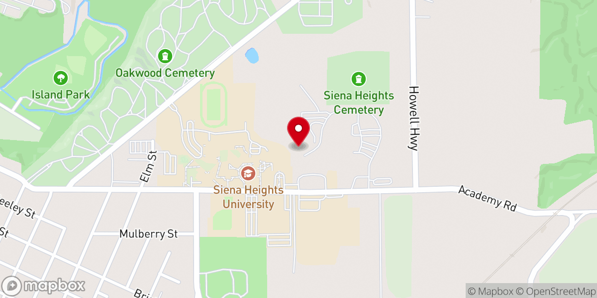 Map showing location of Weber Retreat and Conference Center