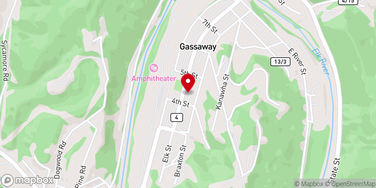 Map showing location of The Pulse Gassaway