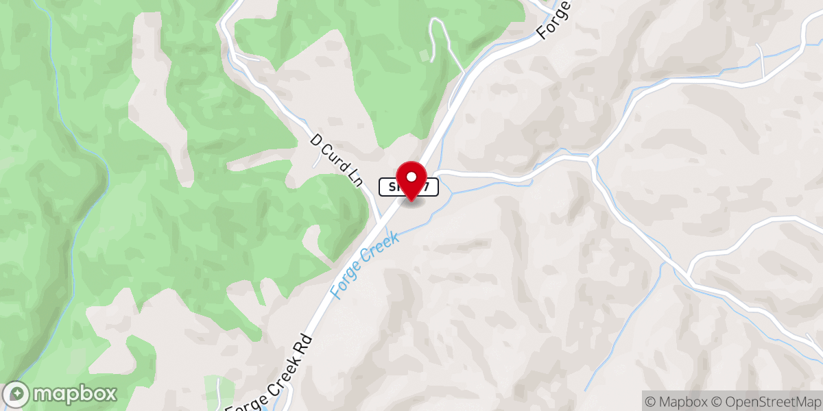 Map showing location of Hammon Chapel