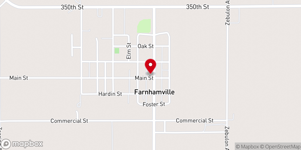 Map showing location of First United Church