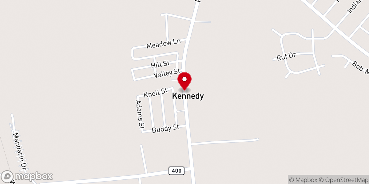 Map showing location of Solid Rock Full Gospel Baptist