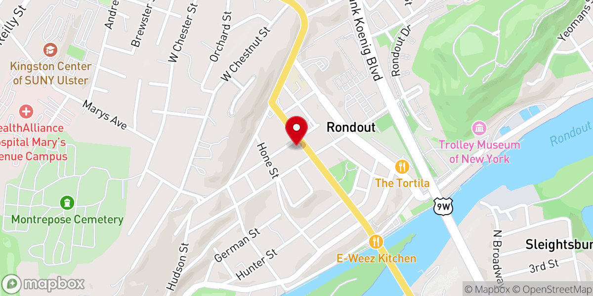 Map showing location of Church Des Artistes Guest House