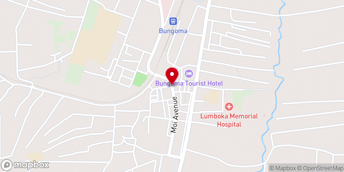 Map showing location of Hindu Temple