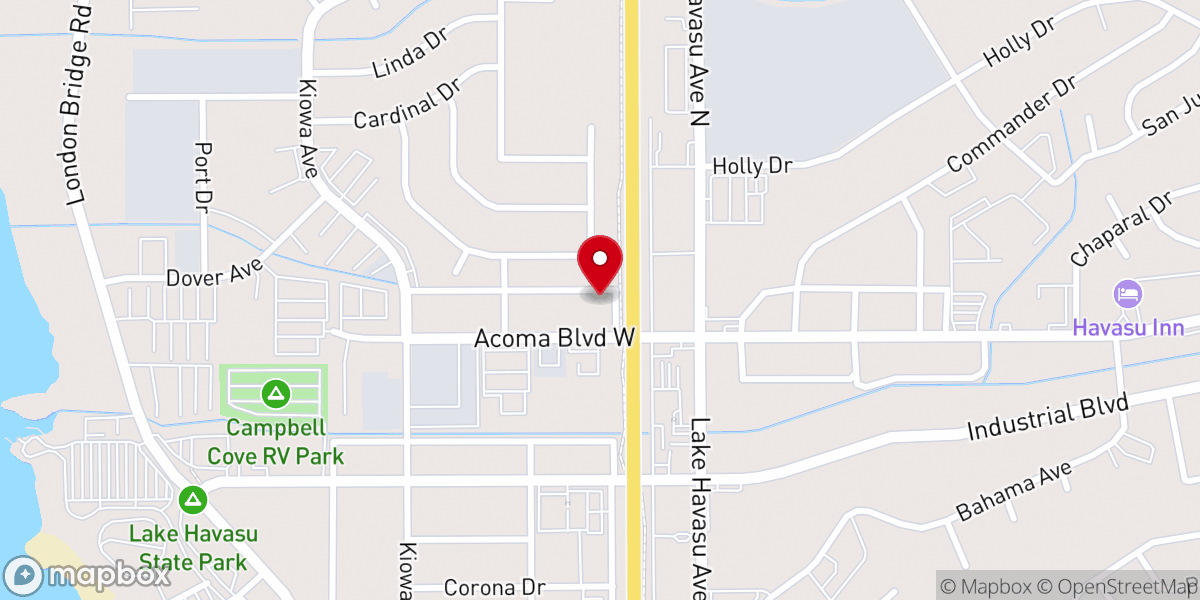 Map showing location of Lakeview Community Church