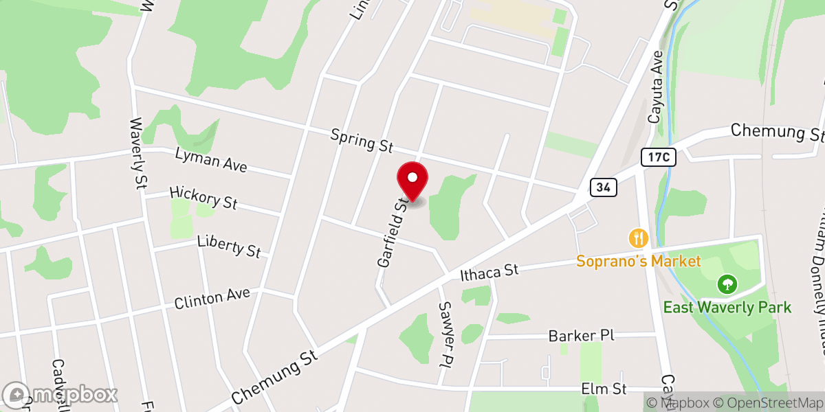 Map showing location of The Good News Church