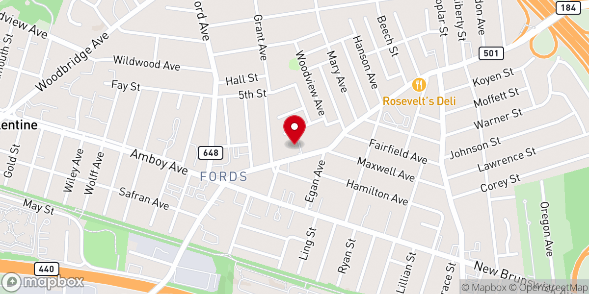 Map showing location of Grace Baptist Church