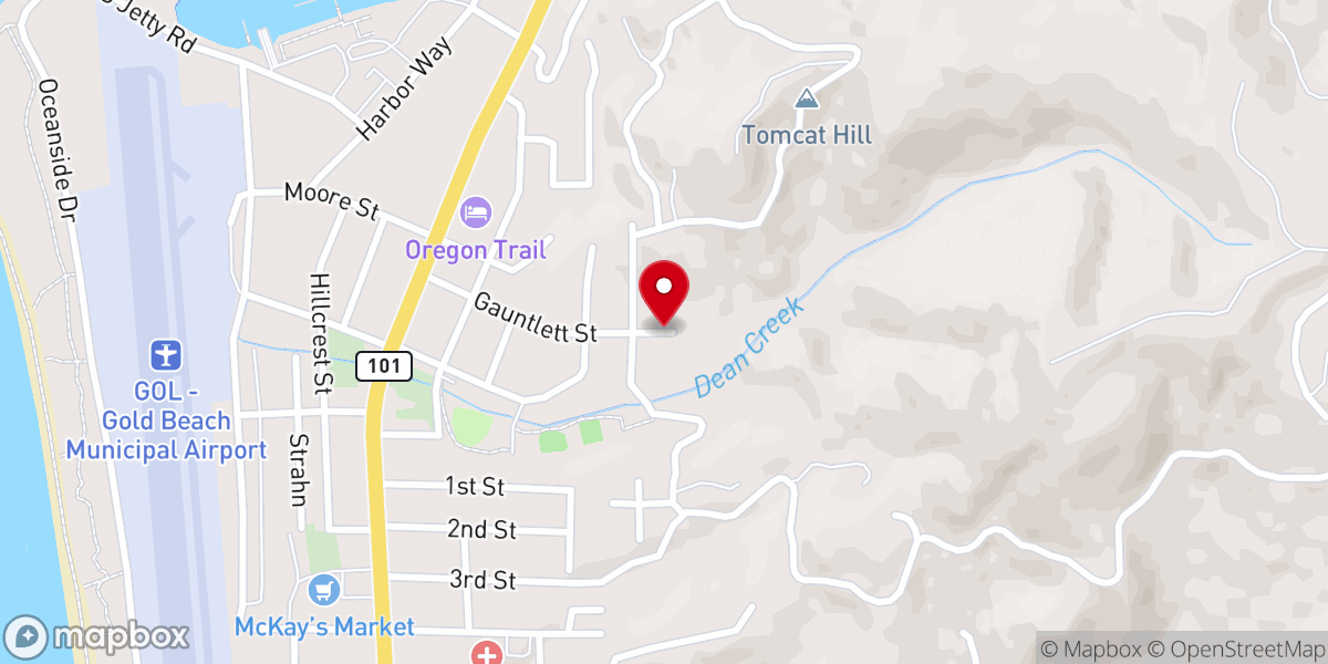 Map showing location of St Charles Catholic Church