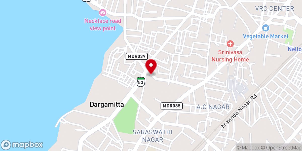Map showing location of The Centenary Telugu Baptist Sangam