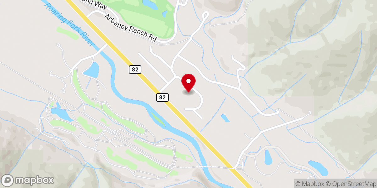 Map showing location of Basalt Community United Methodist
