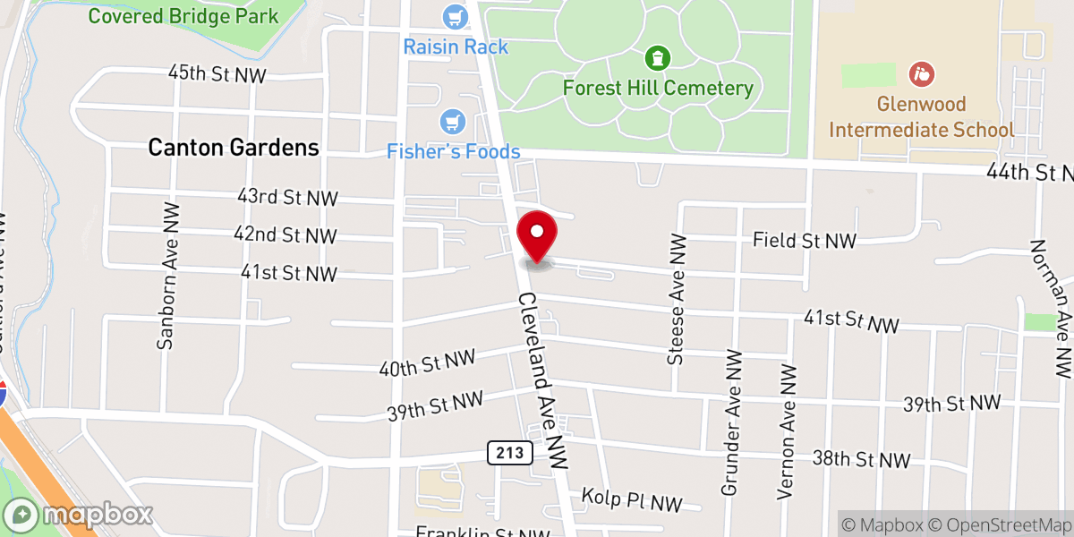 Map showing location of Good Shepherd Lutheran Church