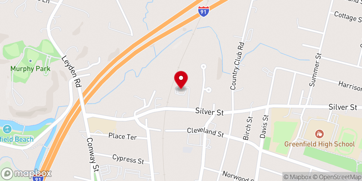 Map showing location of Faith Church