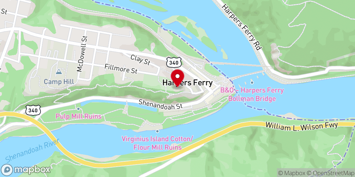 Map showing location of Highacre House PATC