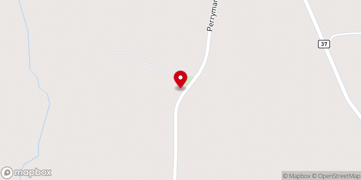 Map showing location of Sinner Friend Baptist Church
