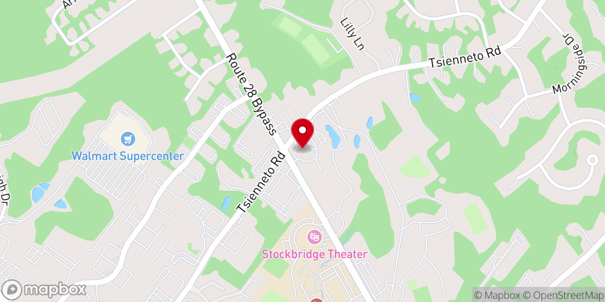 Map showing location of Trinity Church Assemblies of God