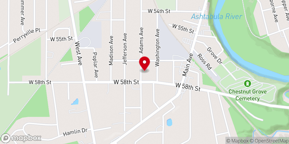 Map showing location of First Grace Gospel Church