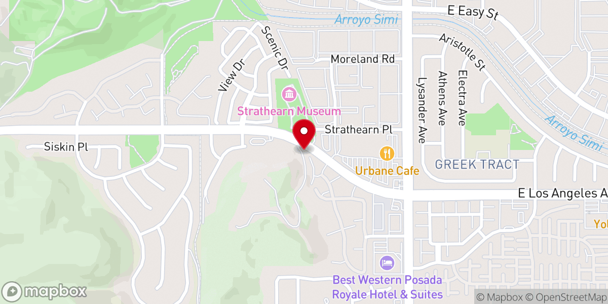 Map showing location of Quail Ranch