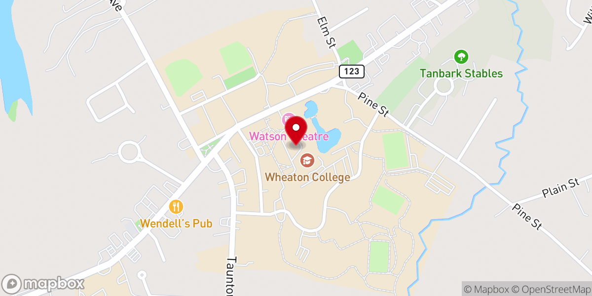 Map showing location of Cole Memorial Chapel