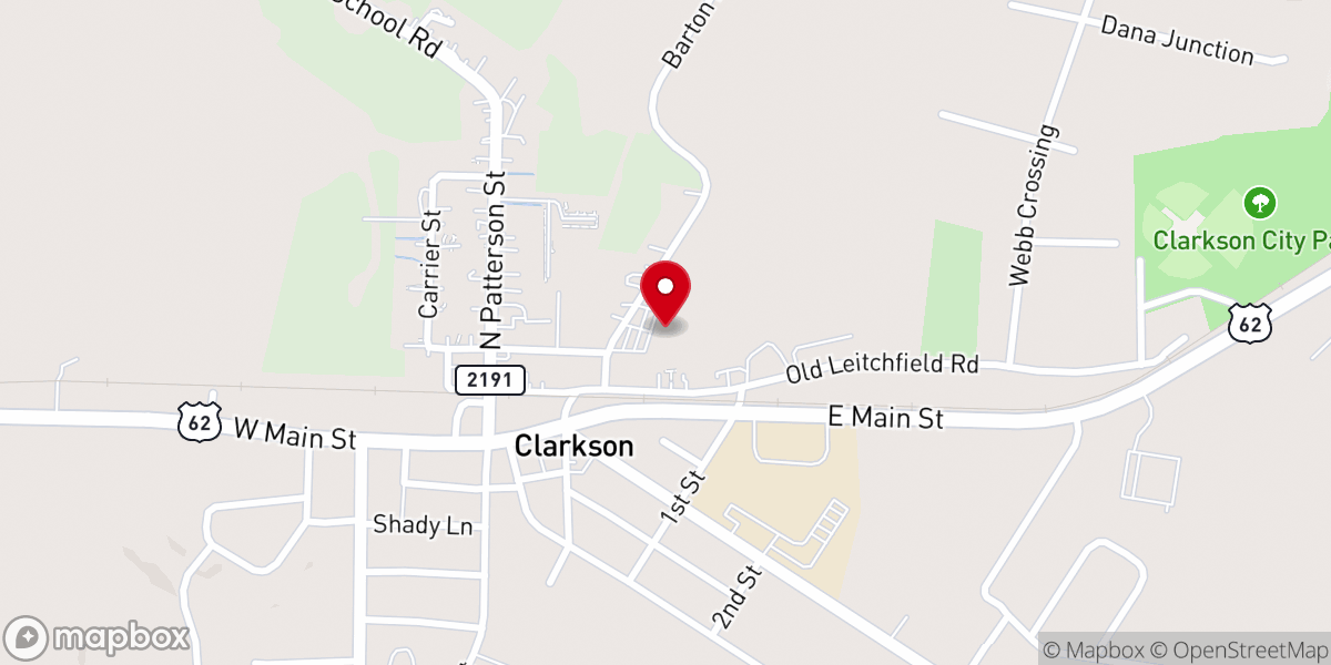 Map showing location of St Elizabeth Church