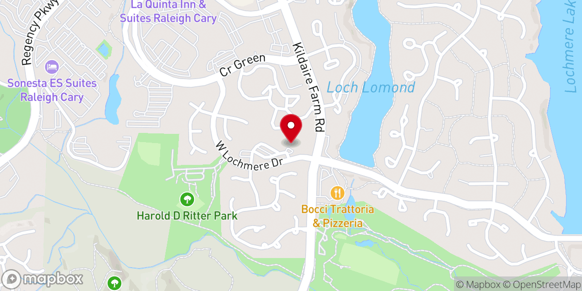Map showing location of Resurrection Lutheran Church