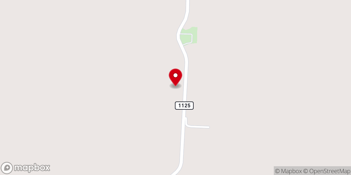Map showing location of Union Cumberland Church
