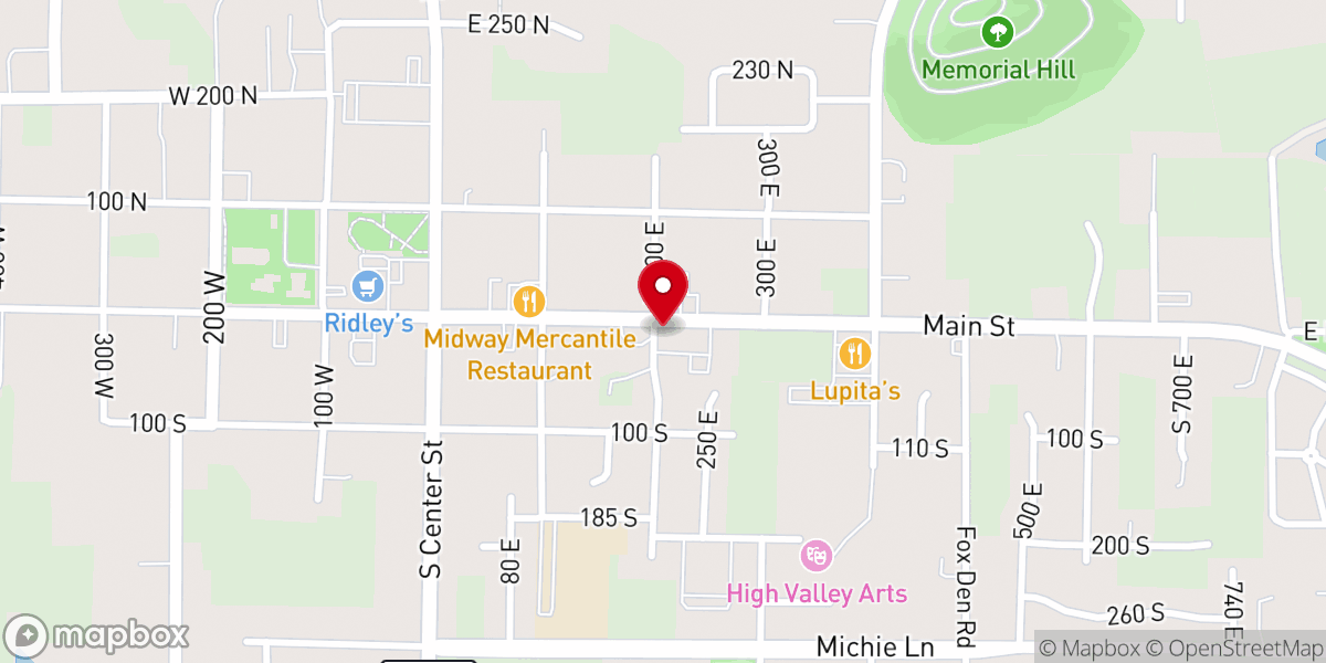 Map showing location of Calvary Chapel New Life