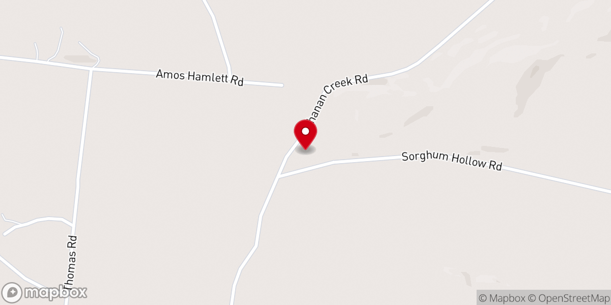 Map showing location of Rocky Mount Church