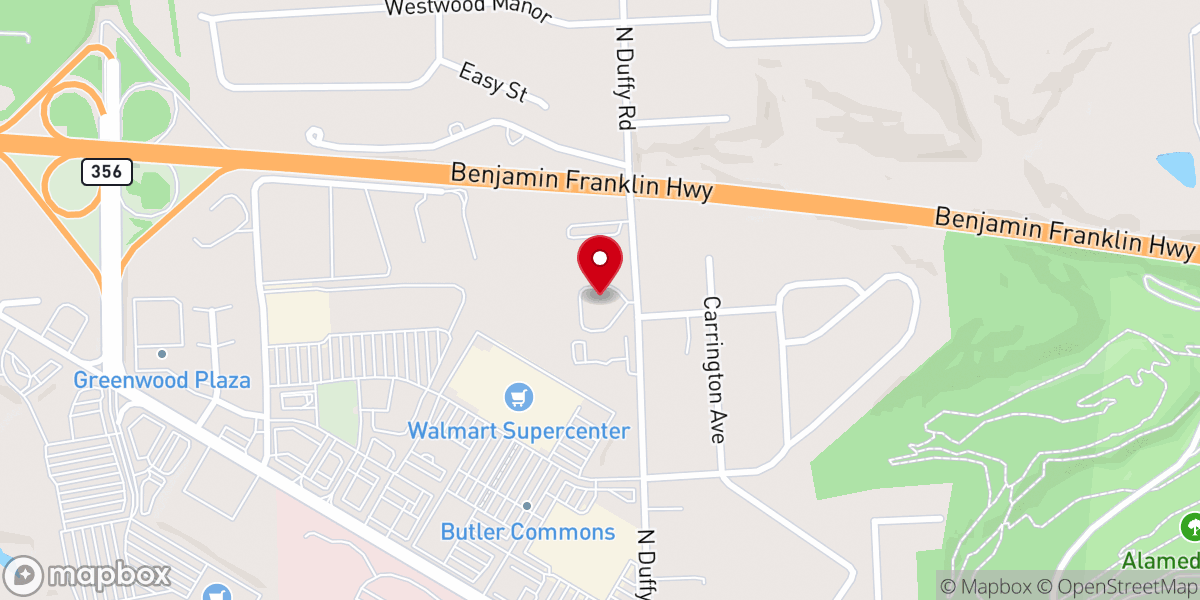 Map showing location of Super Sprouts Preschool