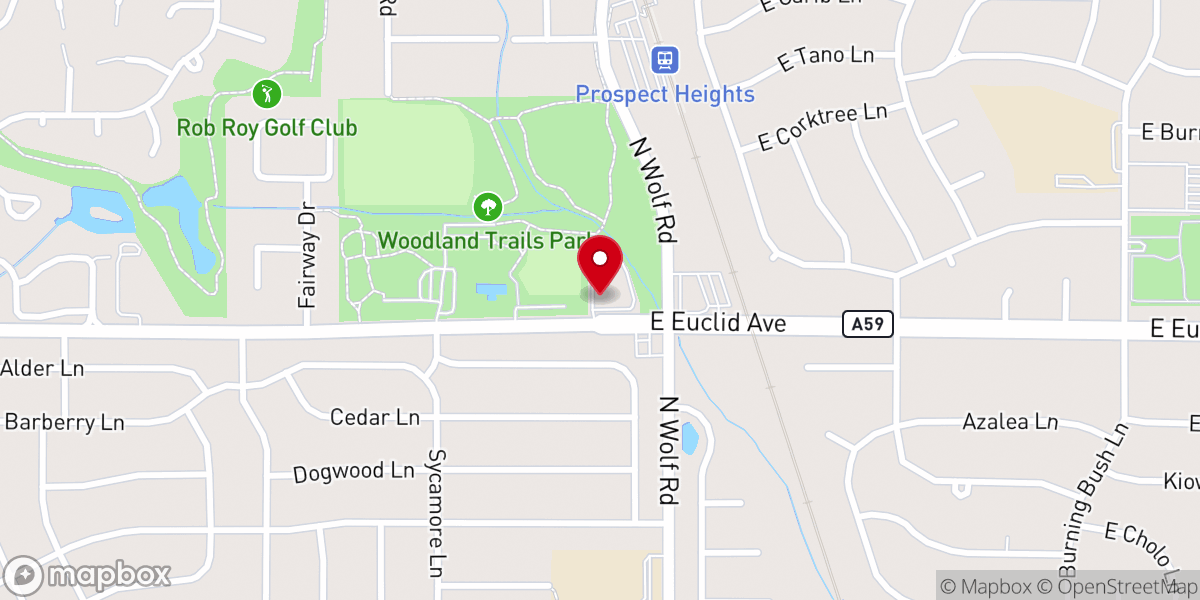 Map showing location of Grace Evangelical Lutheran Church / hno Lalo Maravilla