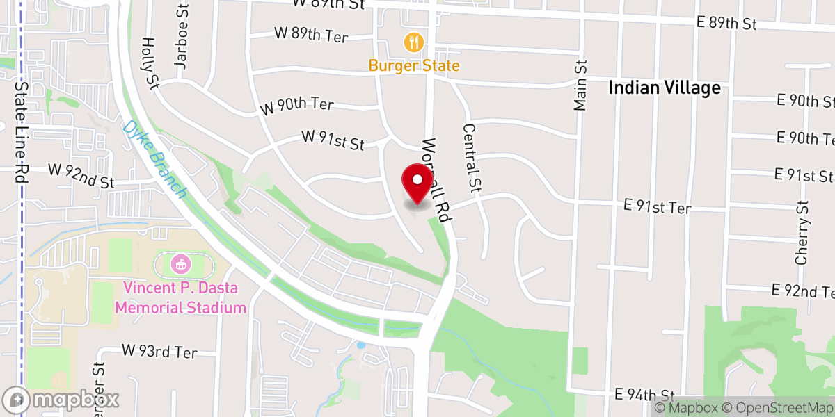 Map showing location of Direction for Life Christian Center