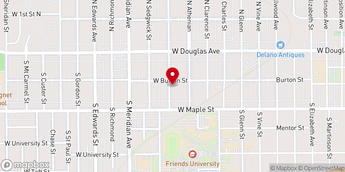 Map showing location of The Movement Church