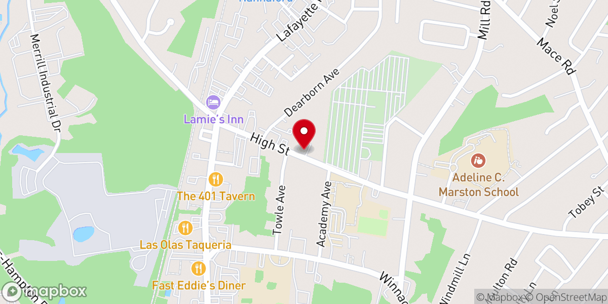 Map showing location of Faith Community Church