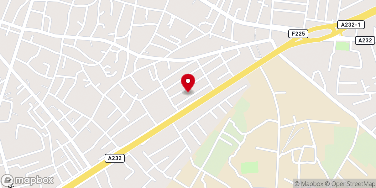 Map showing location of The Redeemed Christian Church Of God