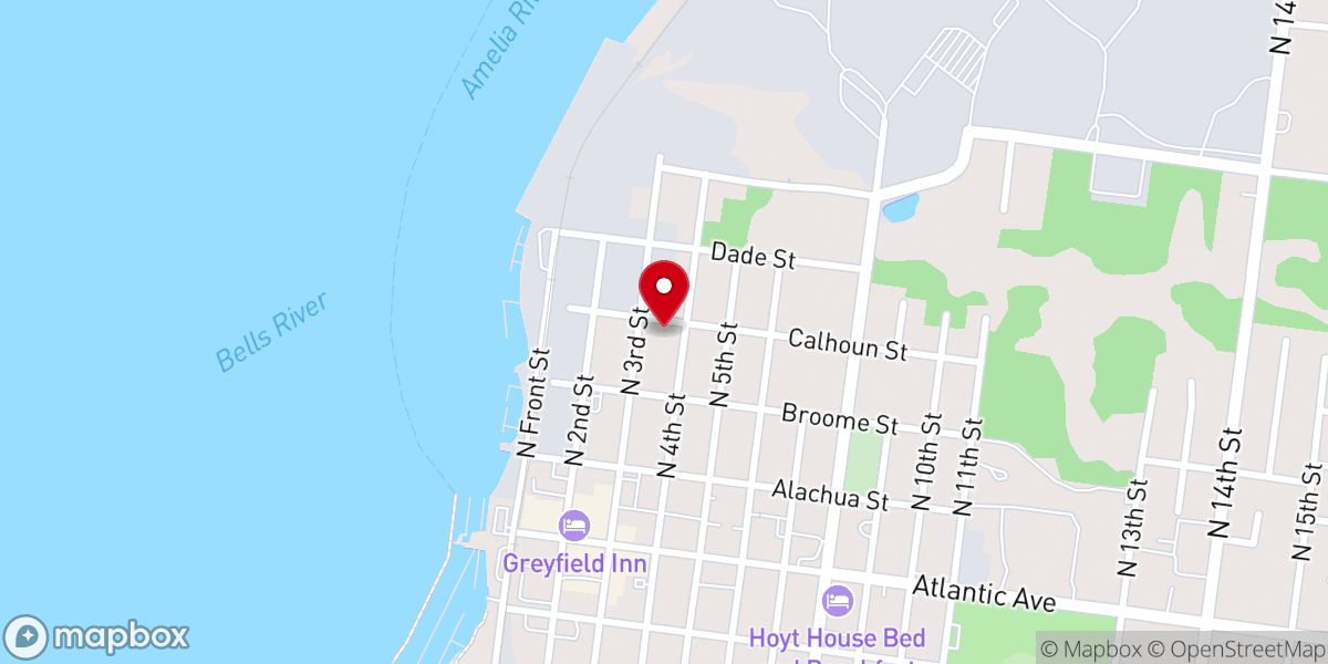 Map showing location of St. Michael's Parish Hall