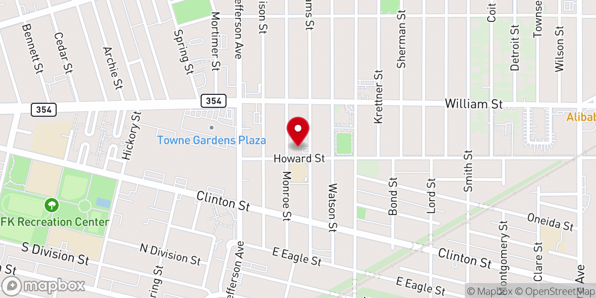 Map showing location of United House Of Prayer For All
