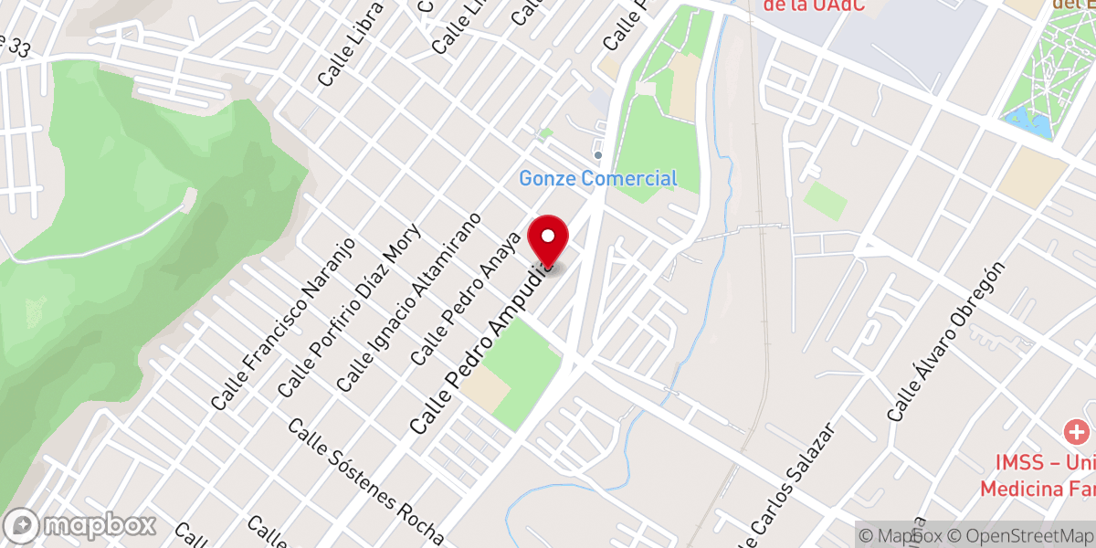 Map showing location of IGLESIA BAUTISTA MAHANAIM