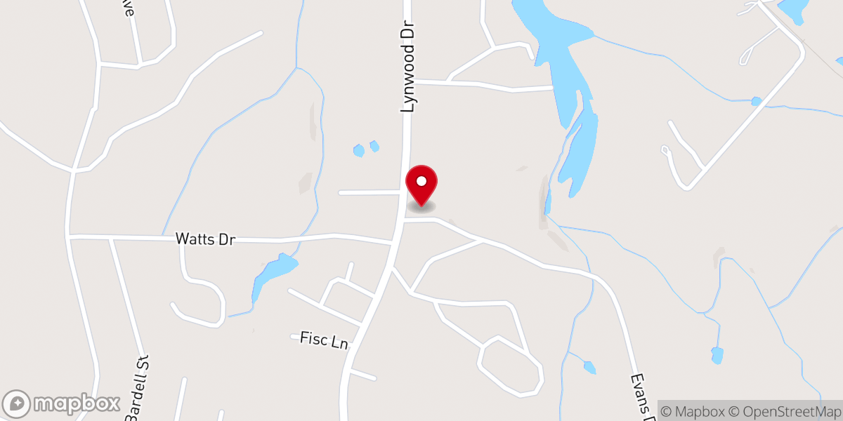 Map showing location of Lynwood United Methodist Church
