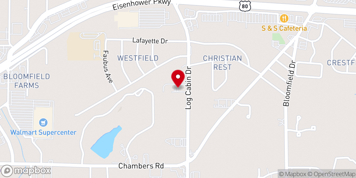 Map showing location of Victory Church of Macon