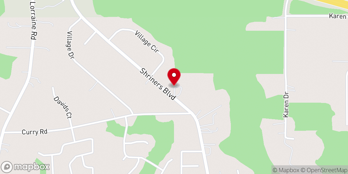 Map showing location of Destiny Church Inc