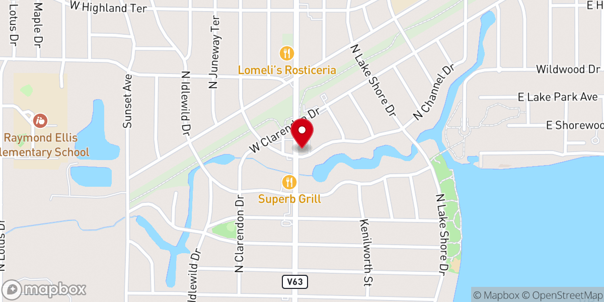 Map showing location of Village Spirit