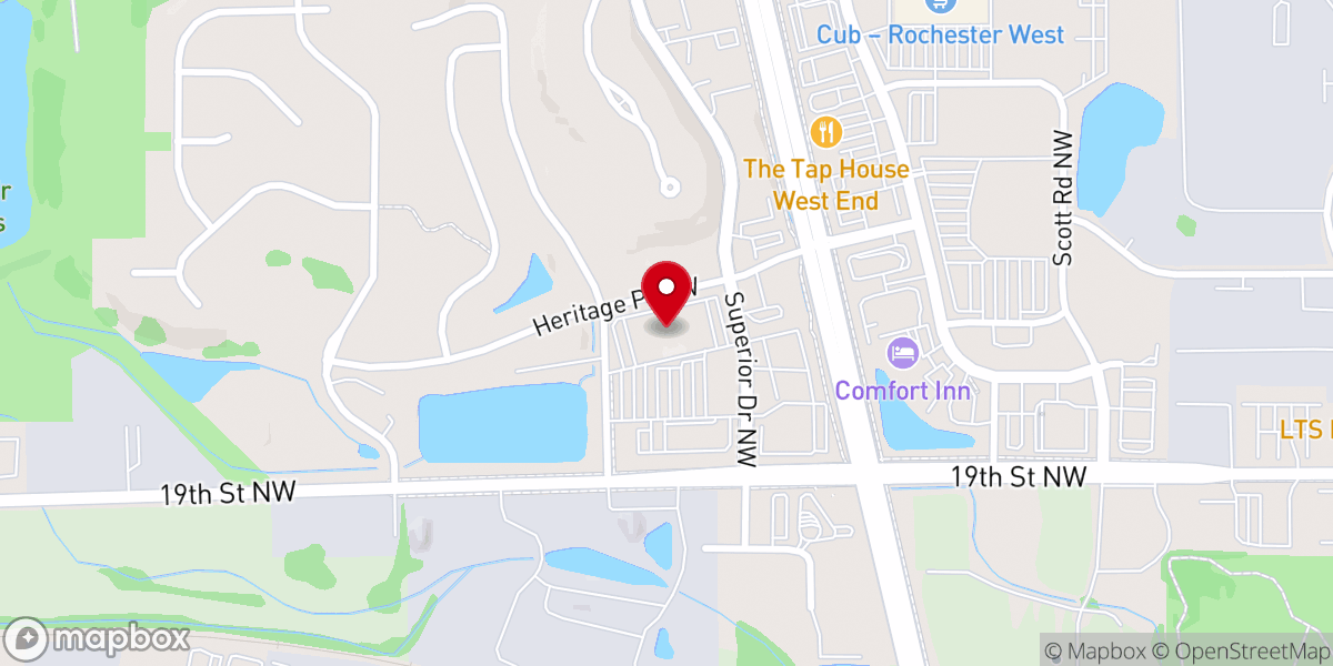 Map showing location of Echo Church