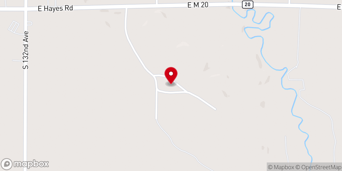 Map showing location of Newman chapel
