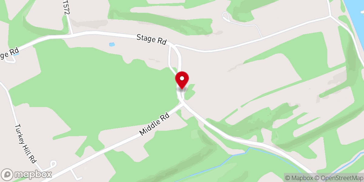Map showing location of Manbeck Church