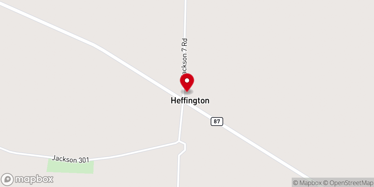 Map showing location of Crossroads Church of Christ
