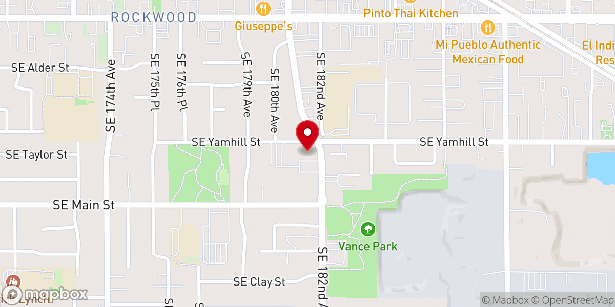 Map showing location of St. Anne Catholic Church