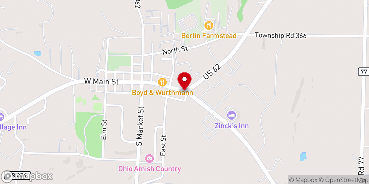Map showing location of John Schmid Common Ground Ministries Inc
